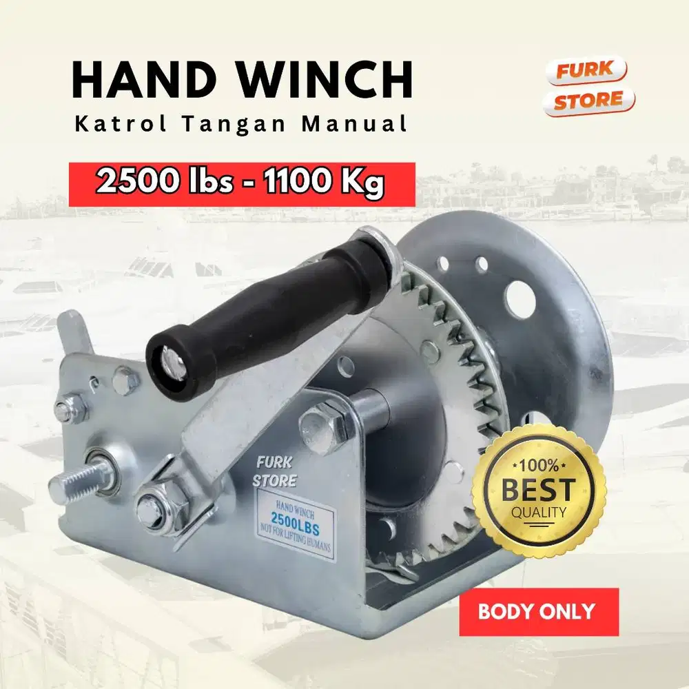 Hand Winch 2500LBS Tipe HW03 – Hand Winch Manual | Hand Winch