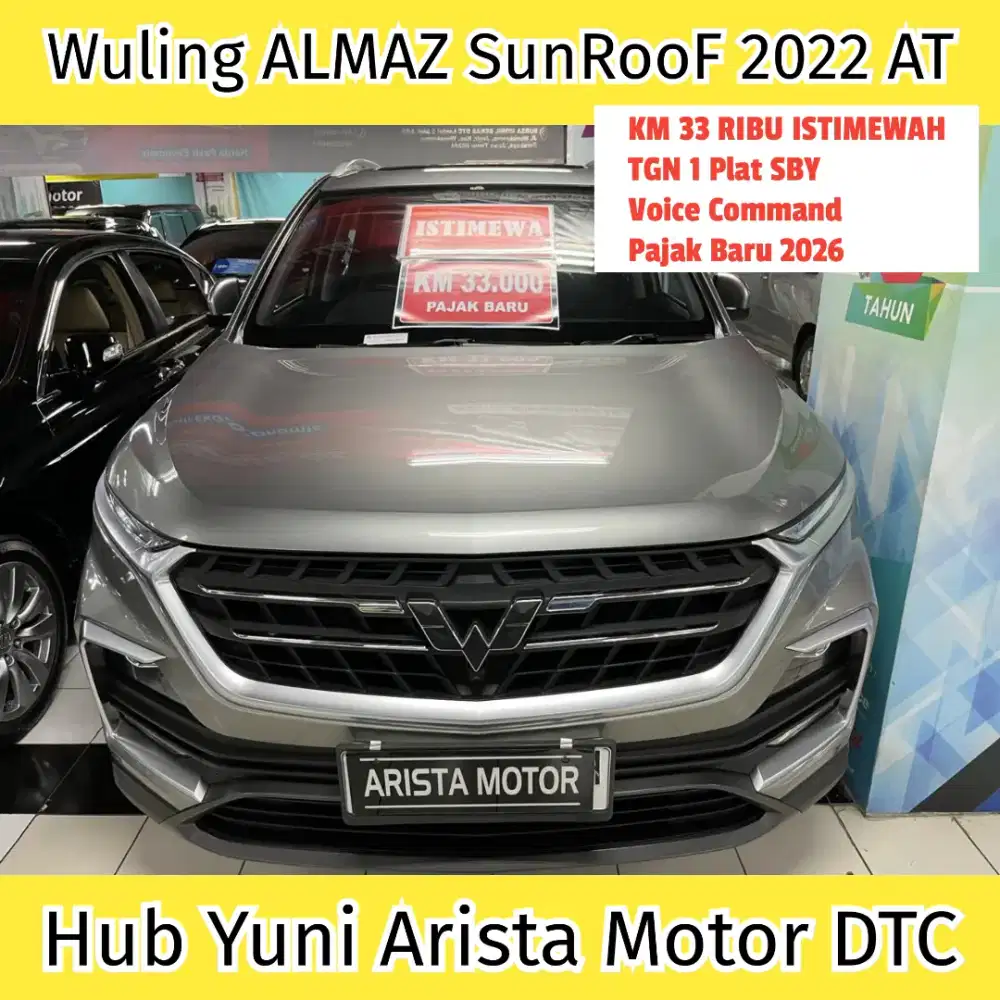 Wuling ALMAZ Exclusive SunRooF 2022 Matic PjkBaru2026 TGN1 ISTIMEWAH