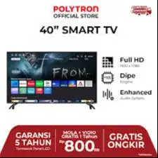 DIGITAL LED TV POLYTRON 40 INCH - PLD 40 CV 8969 FREE BRACKET