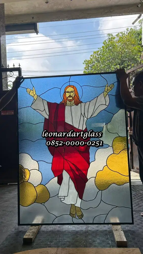 KACA PATRI/STAINED ART GLASS TRIPLE SIDOARJO SURABAYA