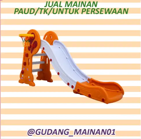 Mainan Playground Indoor Perosotan dan Ring Basket Berkualitas
