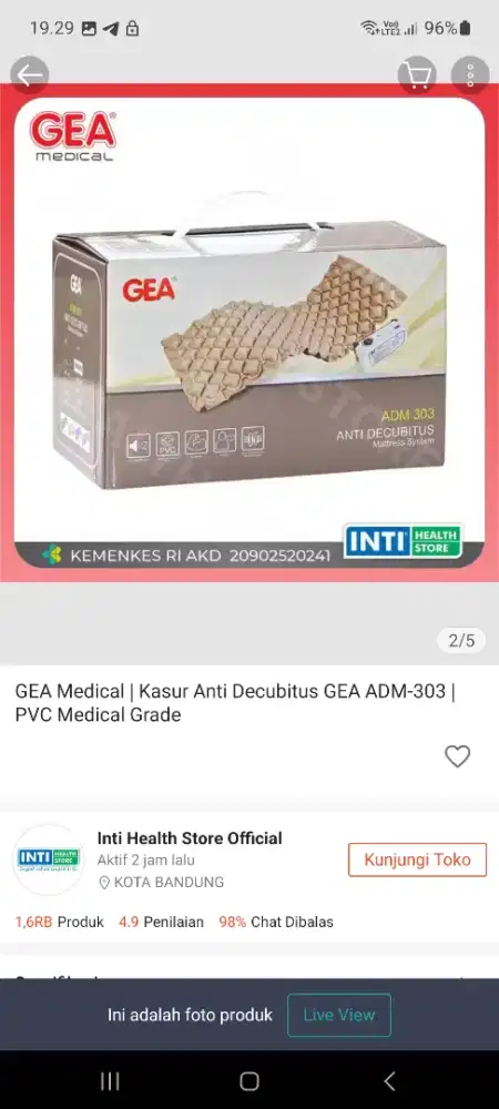 Kasur Anti Decubitus GEA ADM-303