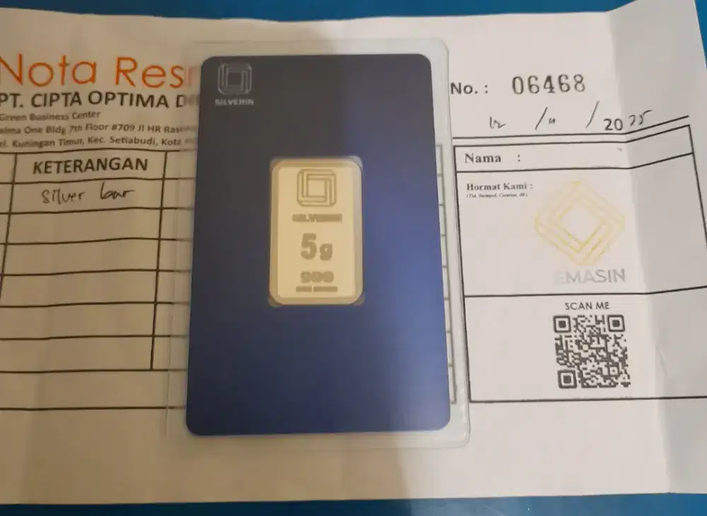 PERAK MURNI  SILVERIN 5GR