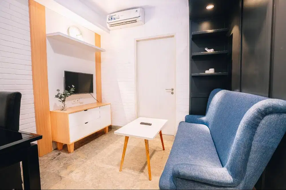 Sewa Apartemen Skandinavia 2BR Siap Huni Akses Langsung Fasilitas