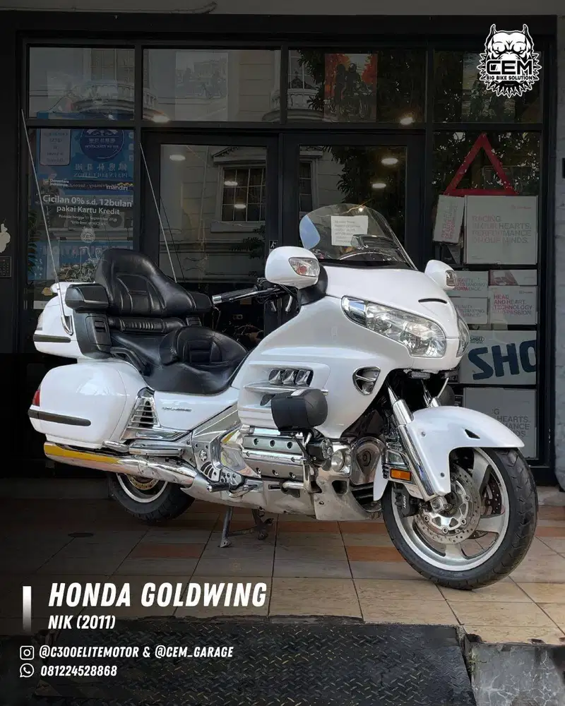 HONDA GOLDWING NIK 2011 MULUS MOTOR NYAMAN TOURING SIAP PAKAI GASPOL