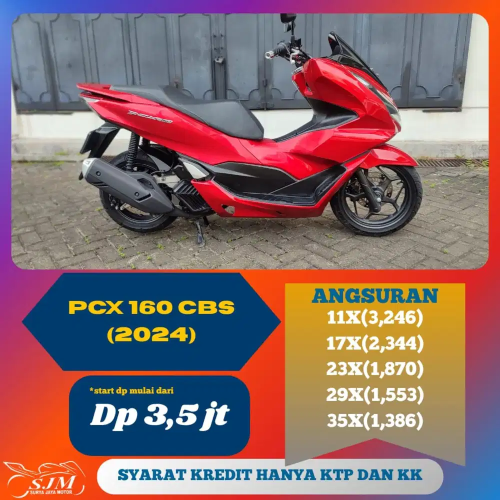 HONDA PCX 160 CBS 2024 SIAP PAKAI