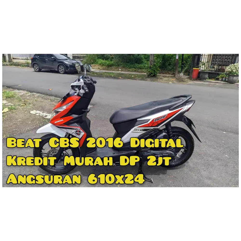Beat New Digital 2016 Merah Putih Mesin Sip