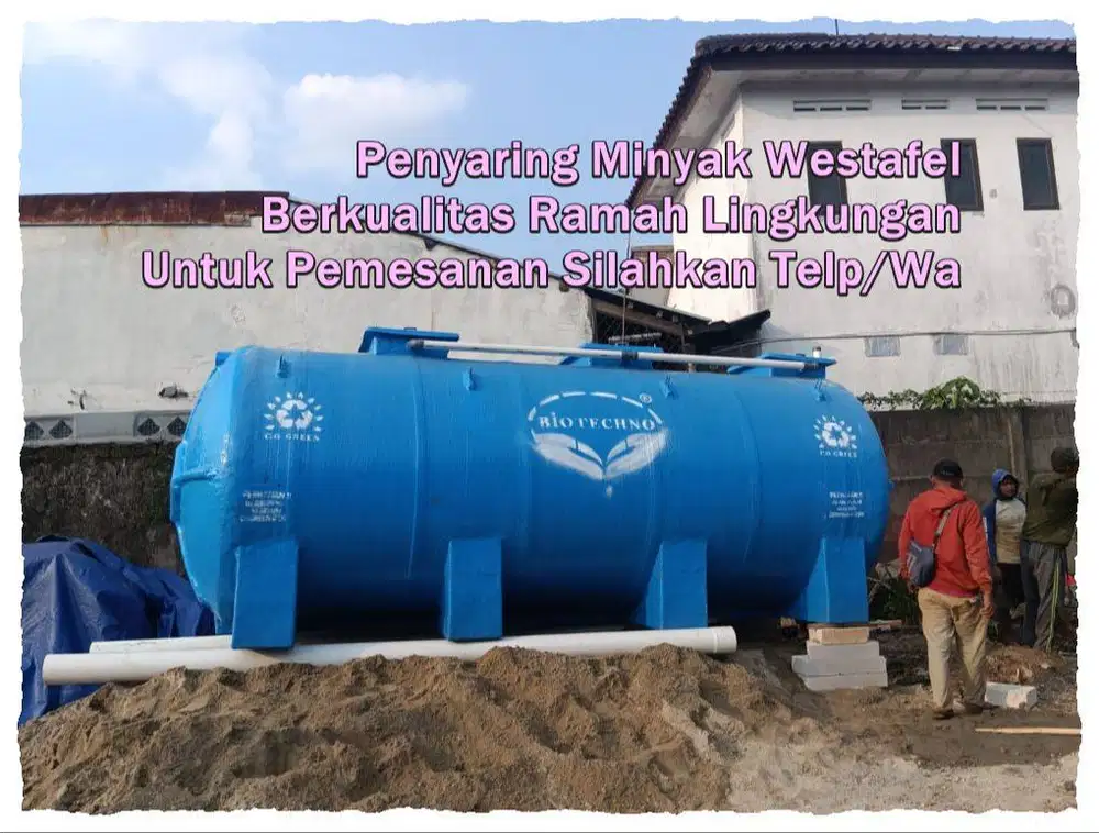 Grease Trap Filter Limbah Dapur & Bio Septictank Filter Limbah WC