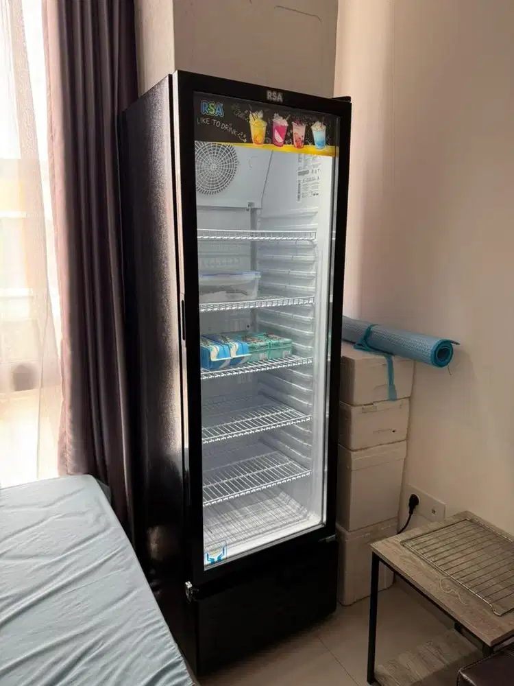 DIJUAL Kulkas Showcase 5 rak 280L (masih baru)