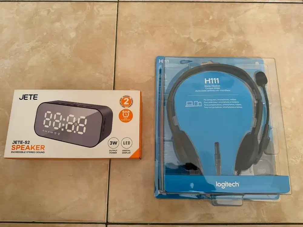 Speaker bluetooth JETE & Headphone LOGITECH