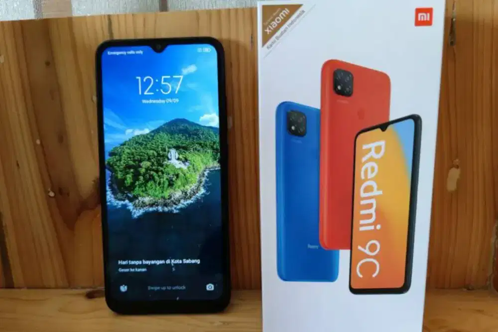 DI JUAL CEPAT REDMI 9C 4/64 FULL SET