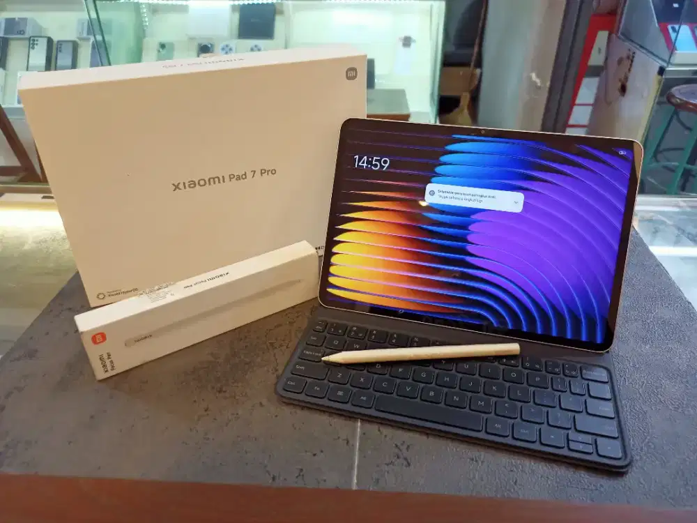 Jual Xiaomi Pad 7 Pro Second 12/512Gb Mulus Fullset Pencil Keyboard
