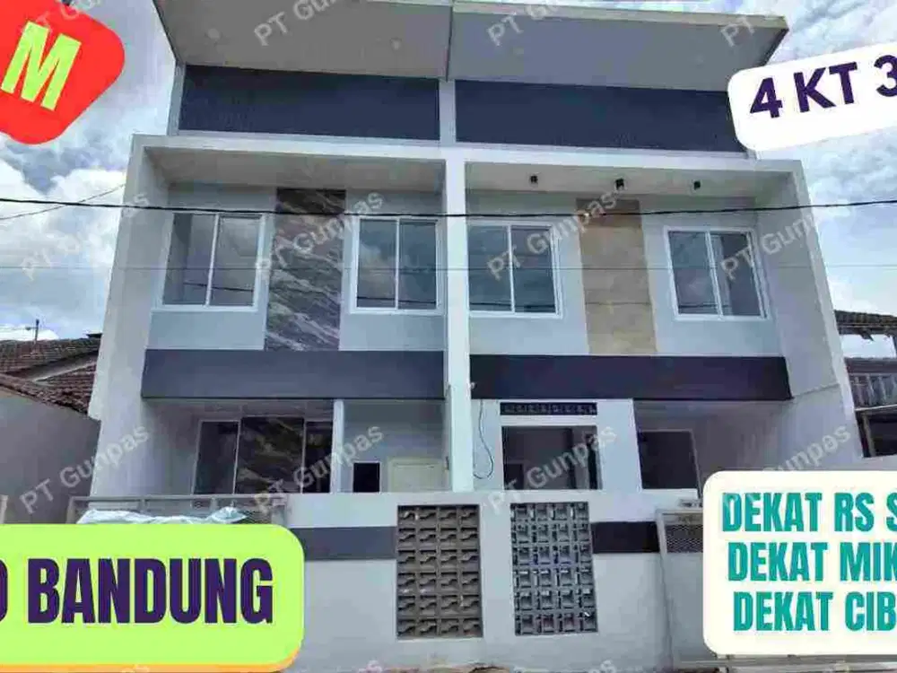 rumah baru murah siap huni 4 kamar di kopo bandung