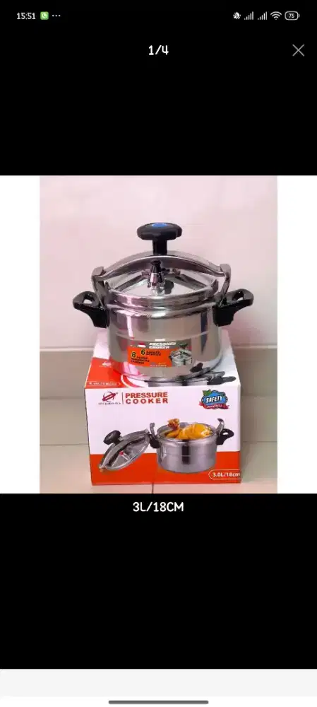 Panci presto ukuran 3 Liter