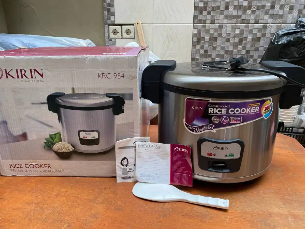 Rice Cooker Jumbo Kirin KRC 954 5,4 Liter Magic Com Besar Penanak Nasi