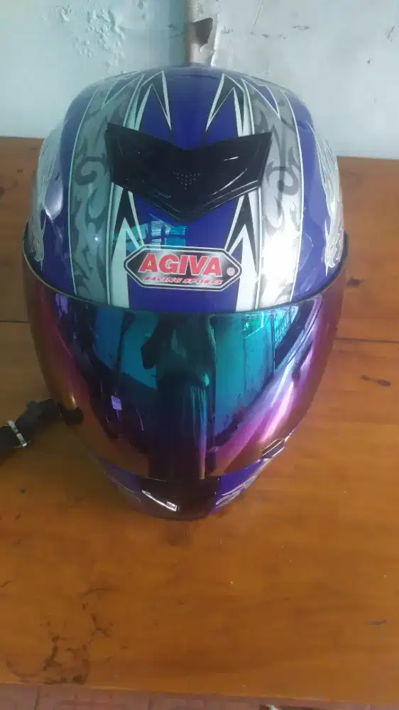 Dijual helm motor merk AGIVA ukuran X