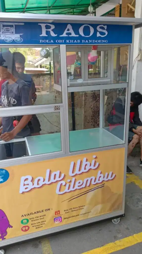 Dijual gerobak baru dipakai 2 bulan