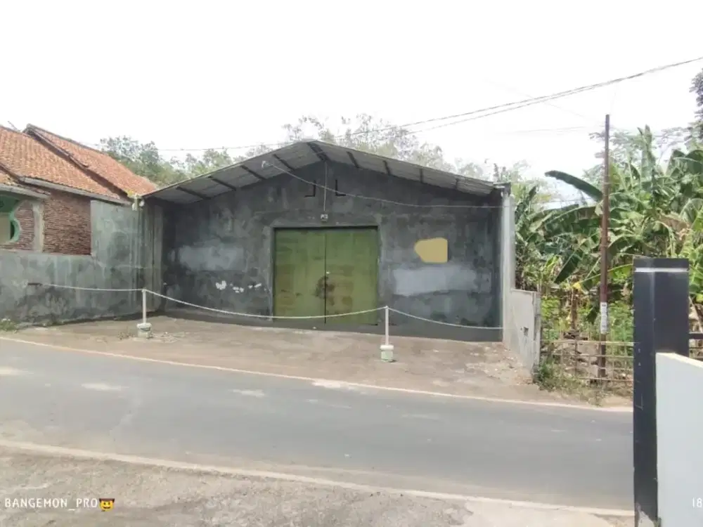 DIJUAL GUDANG SIAP PAKAI PURWOKERTO, 7 MENIT PUSAT KOTA