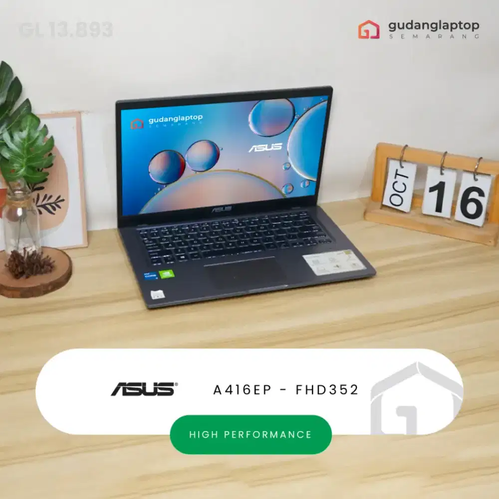 ASUS A416EP - FHD352
INTEL Core i3 - 1115G4 8GB/512GB Nvidia MX330