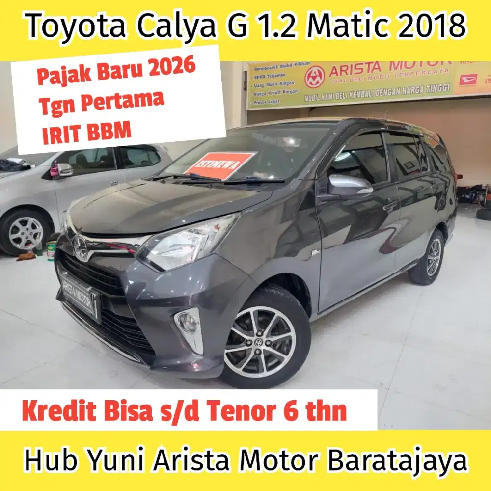 Toyota Calya G 1.2 Matic 2018 PjkBaru TGN1 IRITBBM Siap Pakai Terawat