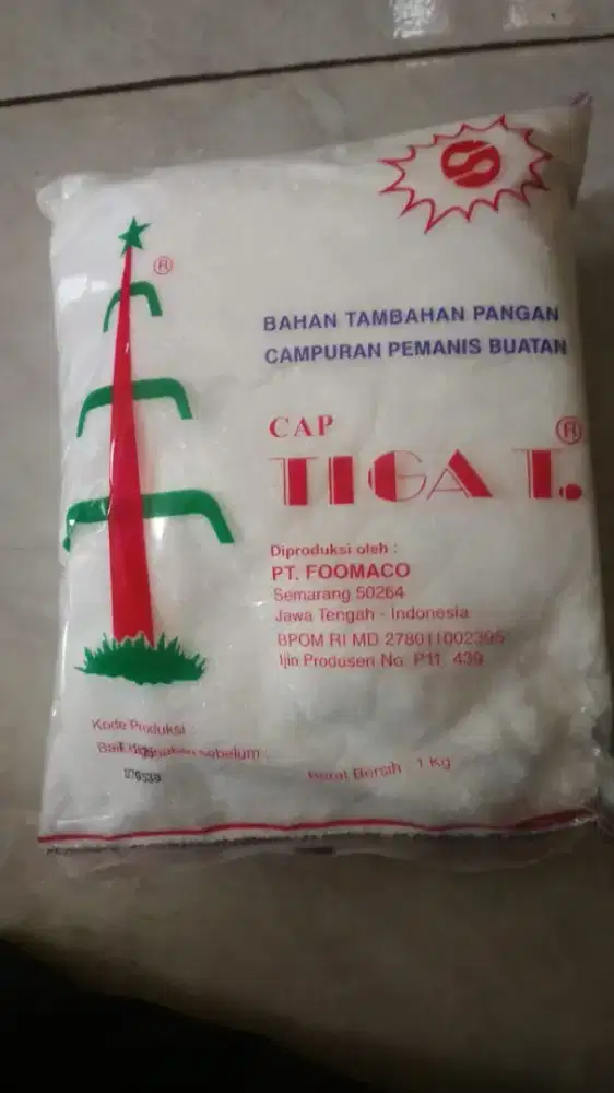 Pemanis /sari manis cap 3T 1 kg