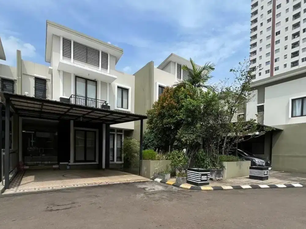 Disewa Rumah Townhouse Cosmo Park Uk120m2 ,2lt Furnished at Jakarta Pusat