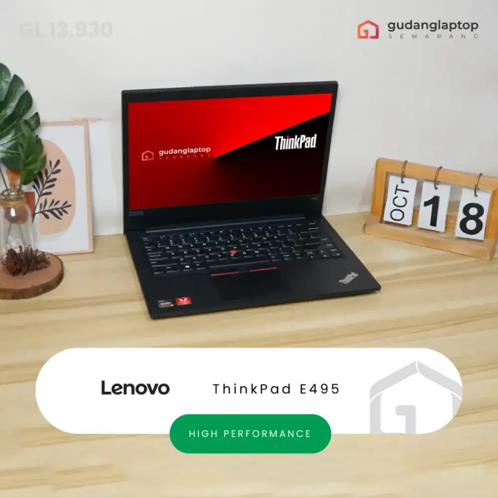 LENOVO ThinkPad E495
AMD Ryzen 5 - 3500U 8GB/256GB