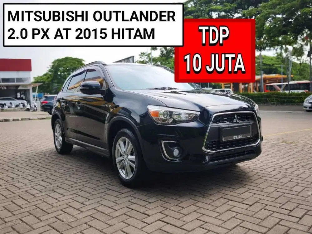 MITSUBISHI OUTLANDER PX AT 2015 HITAM PROMO MURAH DP MINIM 10 JUTA