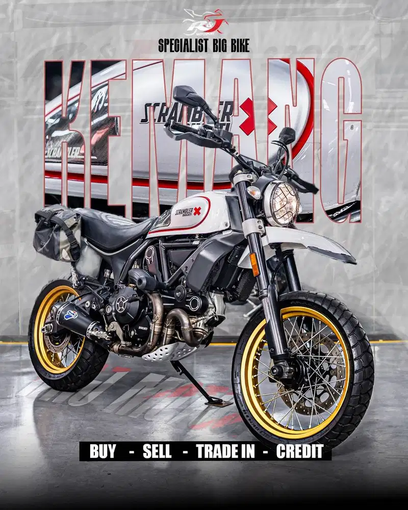 Full Paper Ducati Scrambler 800 enduro Knalpot Termignoni Nik 2017