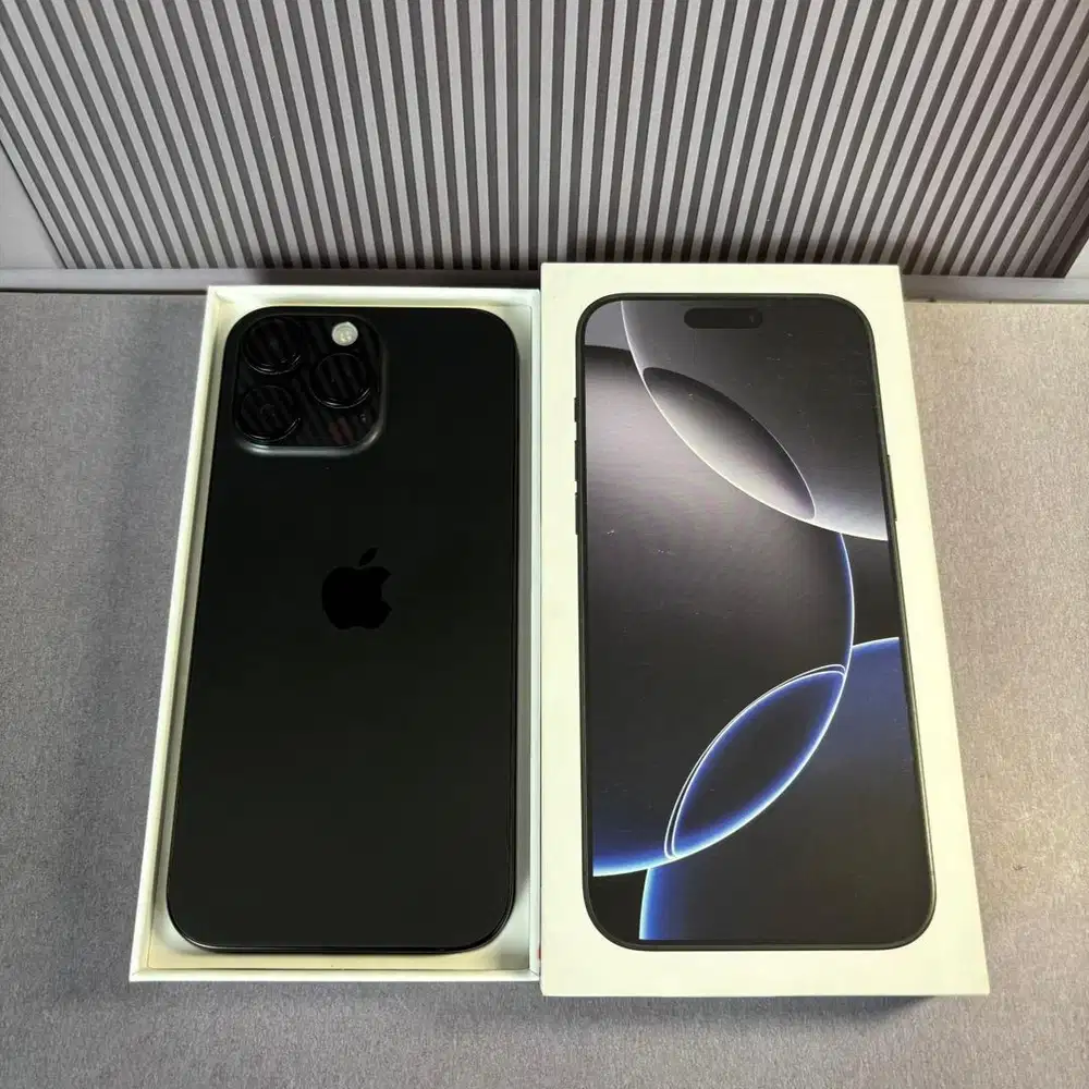 iPhone 16 Pro Max 256 gb Resmi ibox - Black Titanium