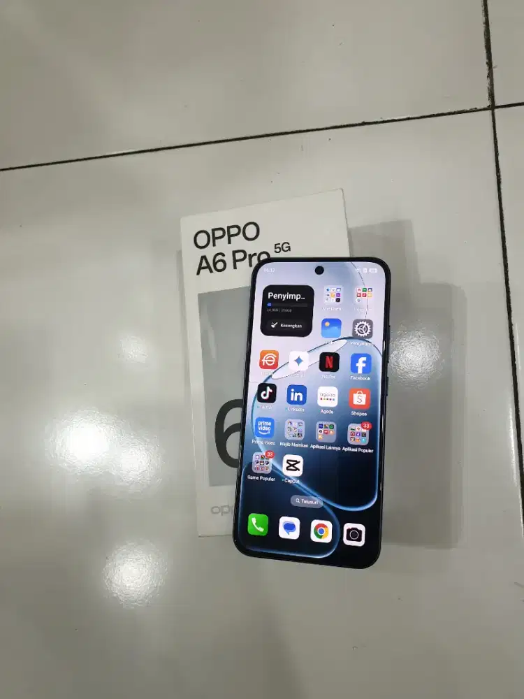 Oppo A6pro 5G 8/256 mulus lengkap