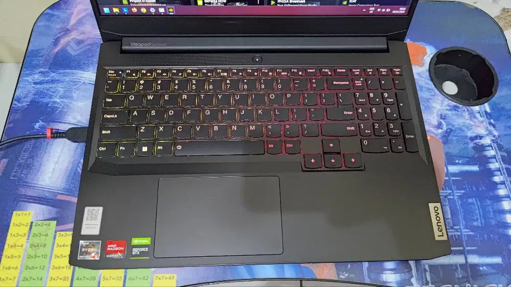 Laptop Gaming Lenovo Ideapad Gaming 3 5600H Nvidia GTX 1650