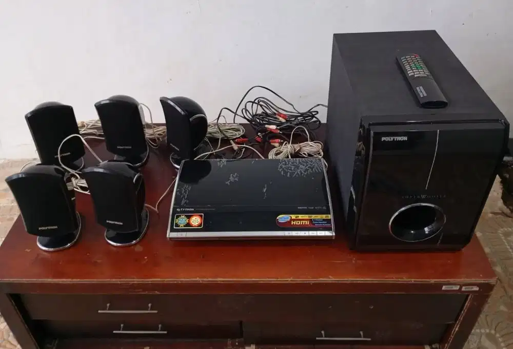 DIJUAL HOME THEATER POLYTRON 500SR SECOND