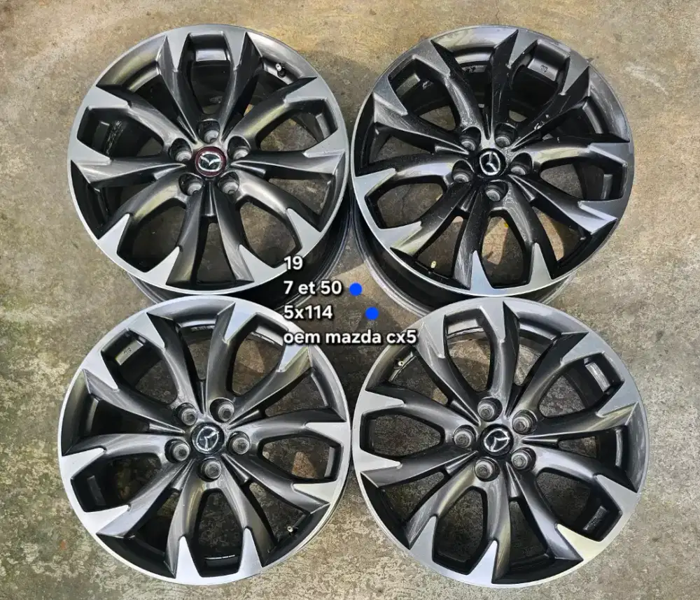 Velg ring 19 original oem mazda cx5 pcd 5x114