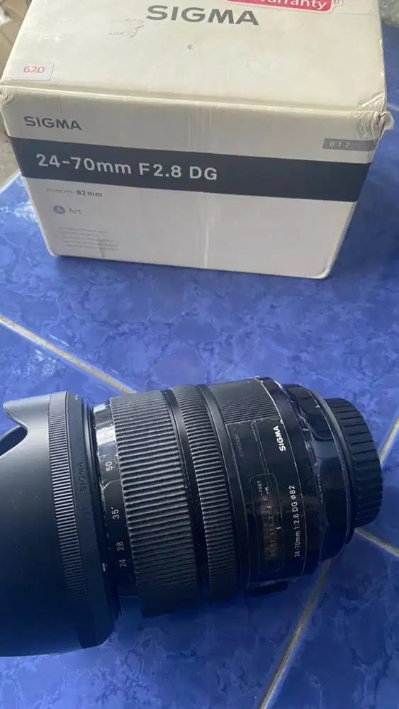 Sigma art 24 70mm ex F2.8 afor canon