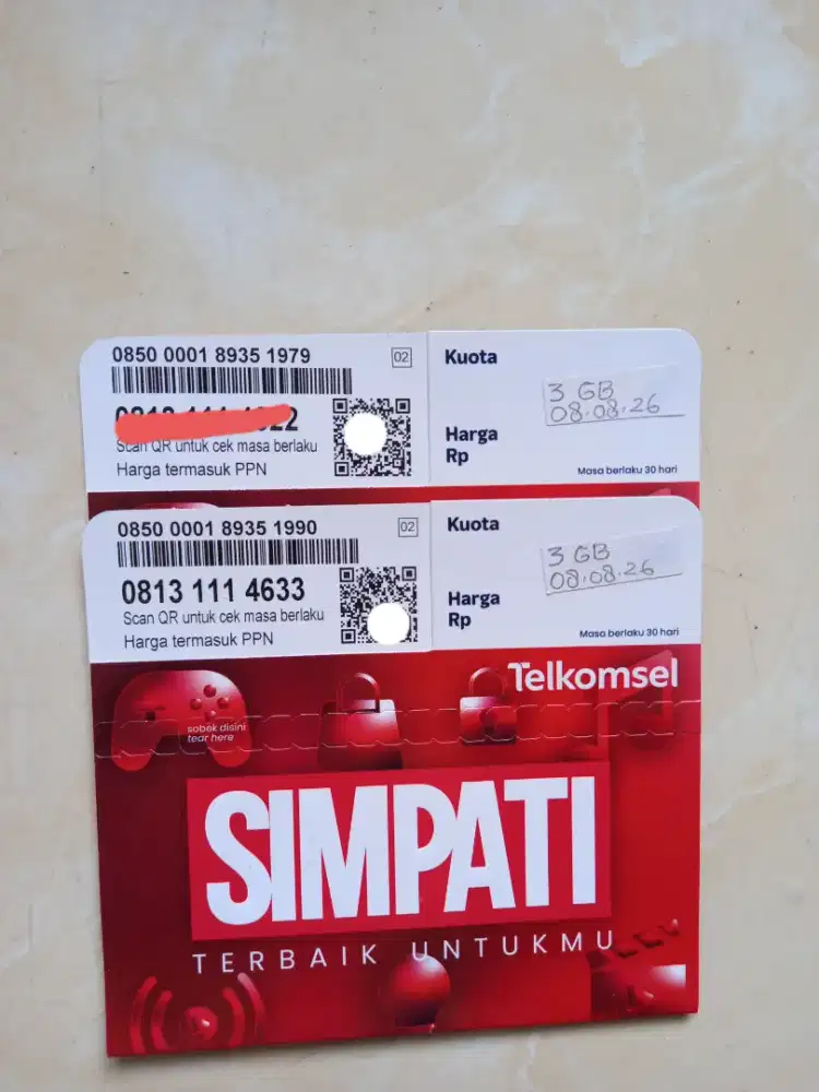 Telkomsel simpati nomor cantik 11 digit angka cantik