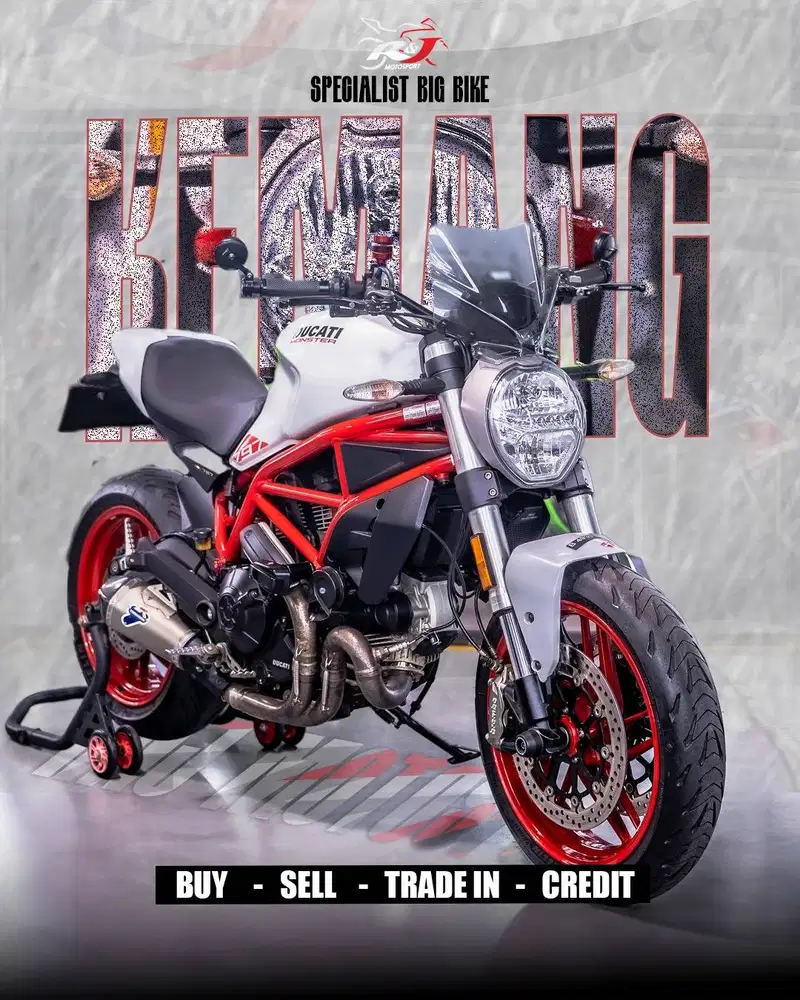 (BPKB & STNK) Ducati Monster 797 Nik 2017 Termignoni