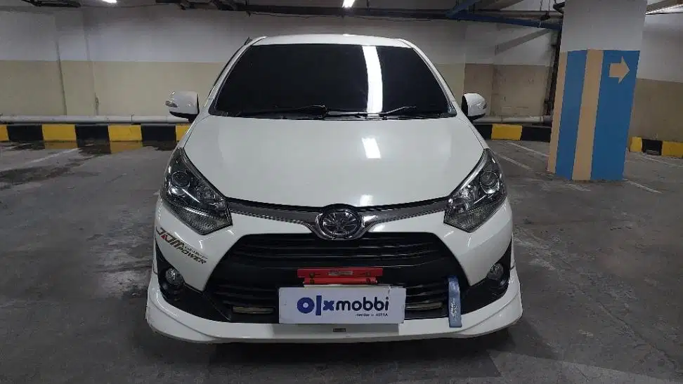 TDP 6,JT Toyota Agya 1.2 G TRD Sportivo Bensin-AT Putih 2018