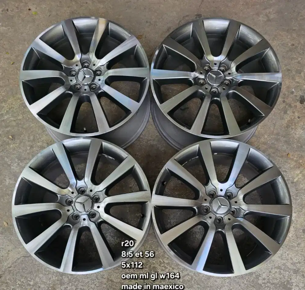 Velg ring 20 original mercy ml gl pcd 5x112 original made in mexico