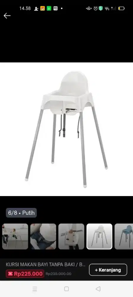 jual cepat baby chair