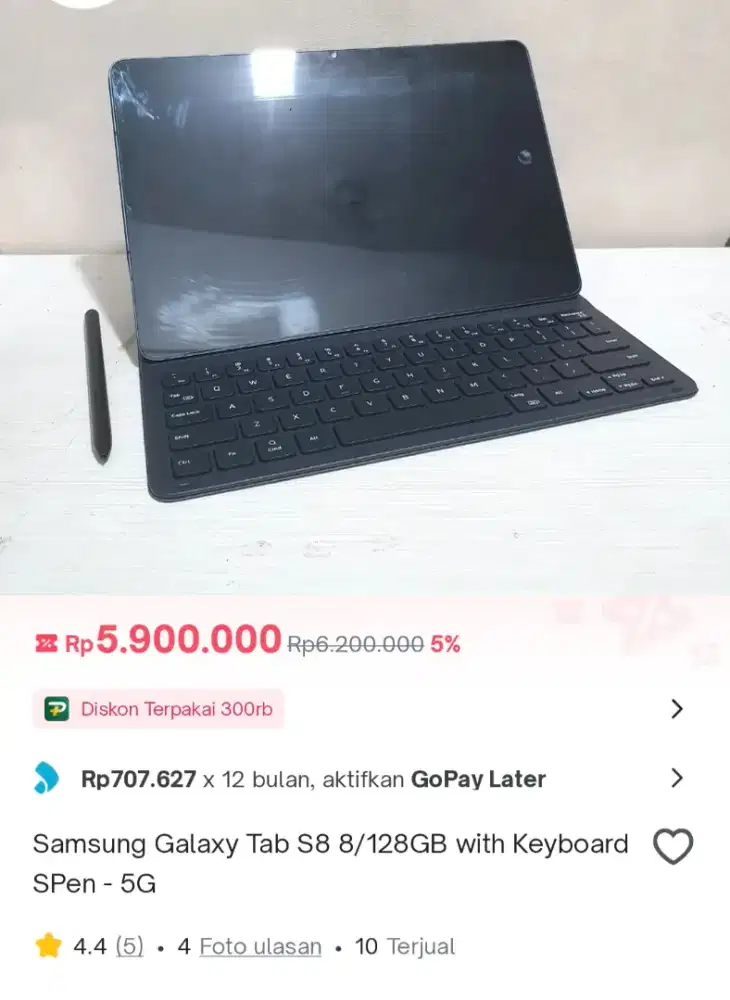 SAMSUNG TAB S8 5G 128GB