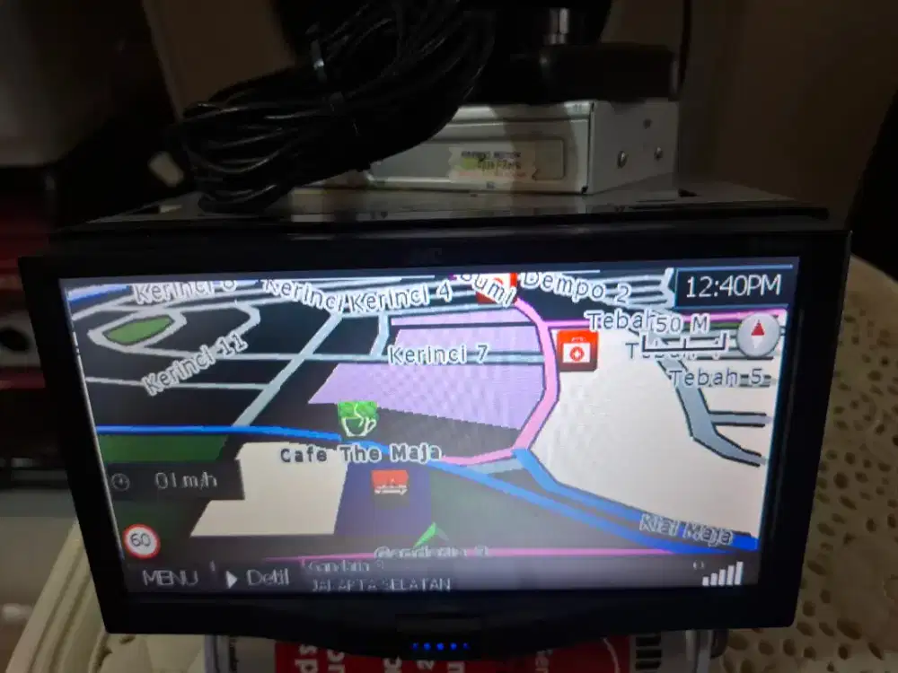 TV JVC Mitsubishi OutLander Sudah GPS