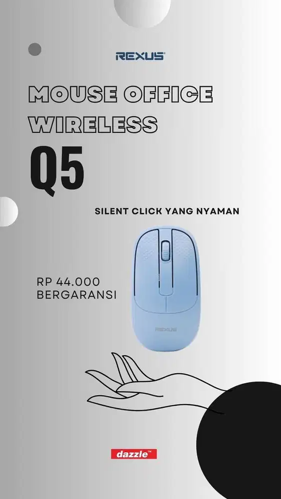 Rexus Mouse office wireless Q5