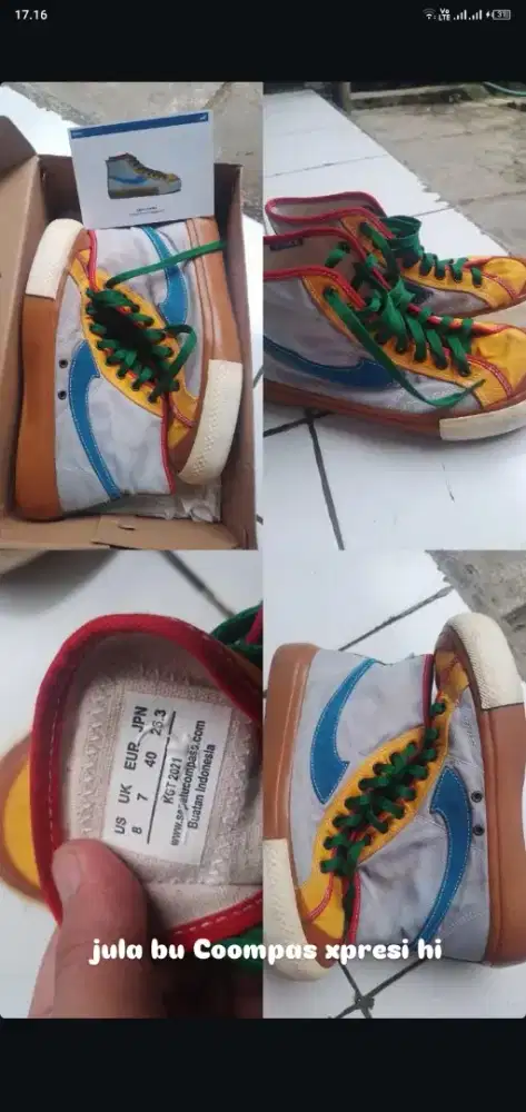 Sepatu compass xpresi hi