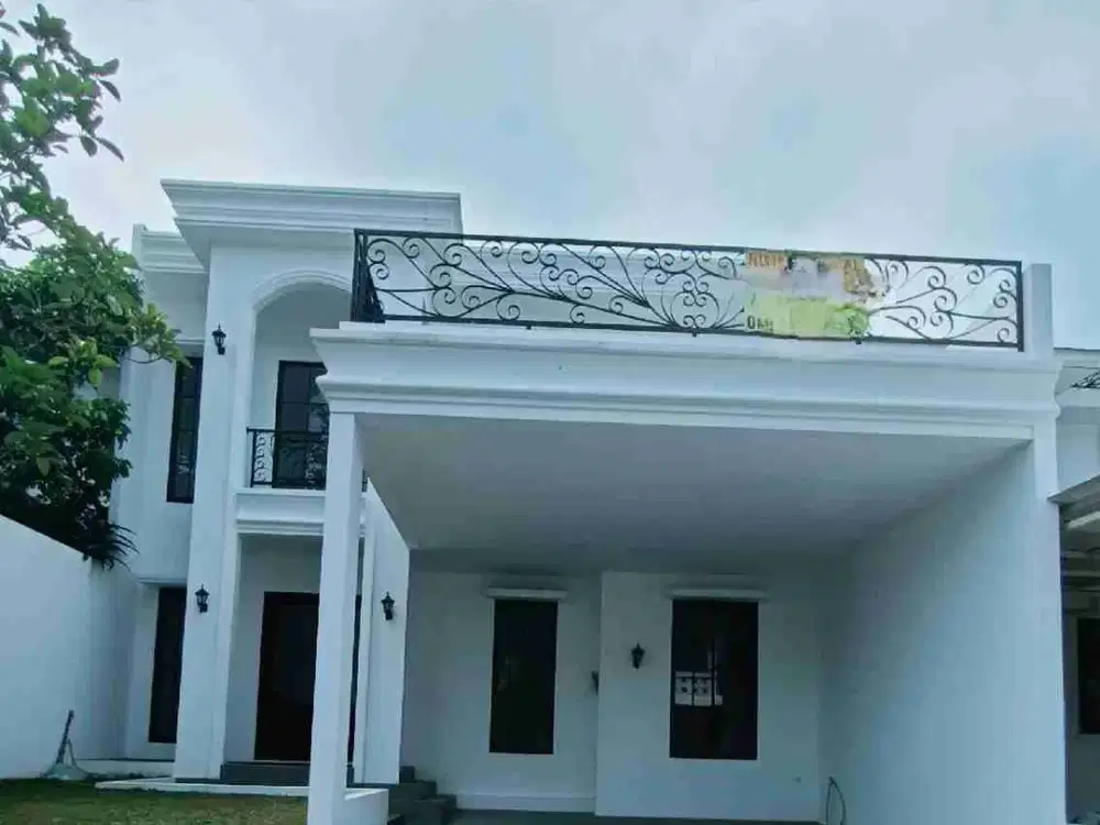 Rumah baru di bangun ulang dari nol cluster bgh Sentul city Bogor