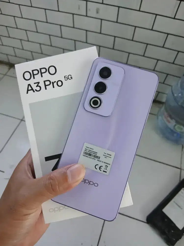 Oppo a3 pro 5G 8/256 lengkap full sett