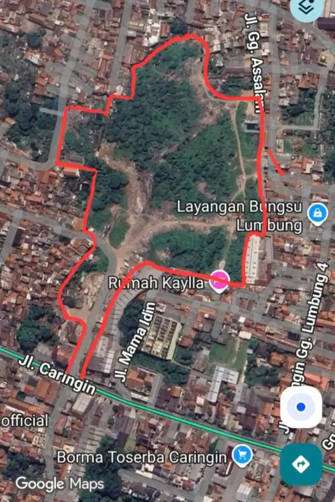 Dijual cepat tanah luas cocok utk perumahan di Caringin Bdg