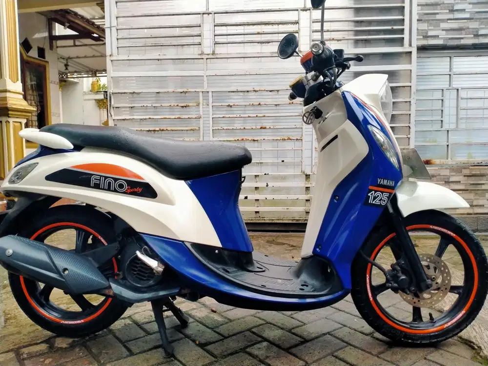 Yamaha Fino 125 blucore lengkap motor sehat keterangan detail dibawah