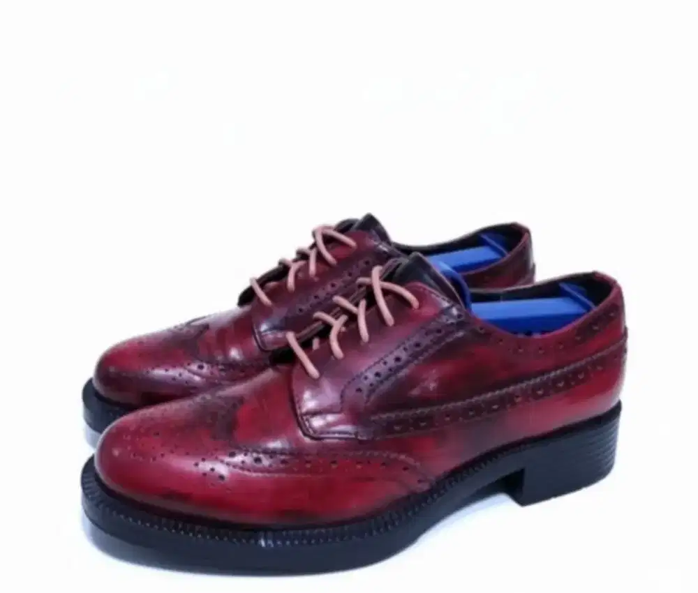 Sepatu Kulit Pantofel Brand Prada Size 37