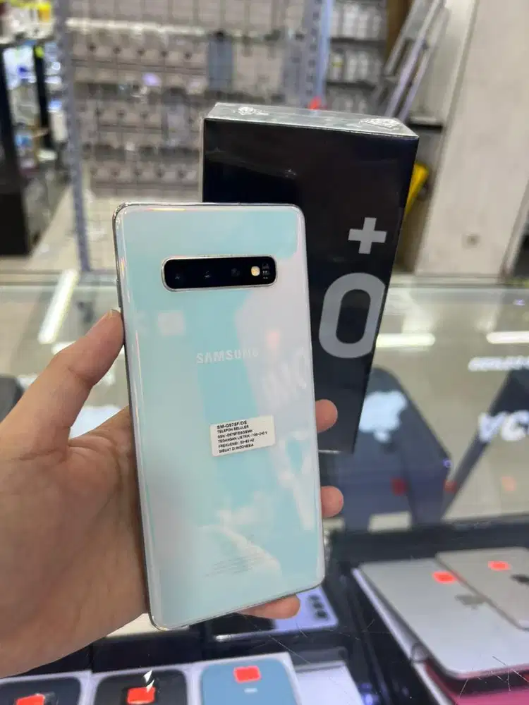 SECOND SAMSUNG S10+ 8/128GB MULUS FULLSET